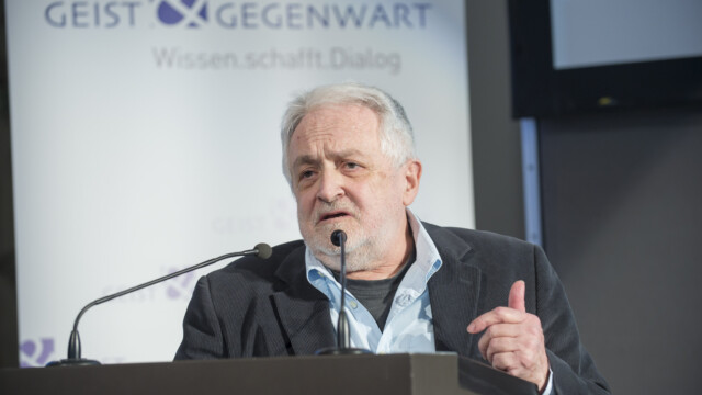 Dialogreihe: Geist und Gegenwart mit Henryk M. Broder 07.03.2016 
copyright Foto Fischer